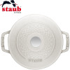 Twister. Cocotte ronde en fonte Truffe Blanche de 20 à 24 cm - Staub | Art. 3272340056727 - vue 2