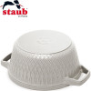 Twister. Cocotte ronde en fonte Truffe Blanche de 20 à 24 cm - Staub | Art. 3272340056727 - vue 4