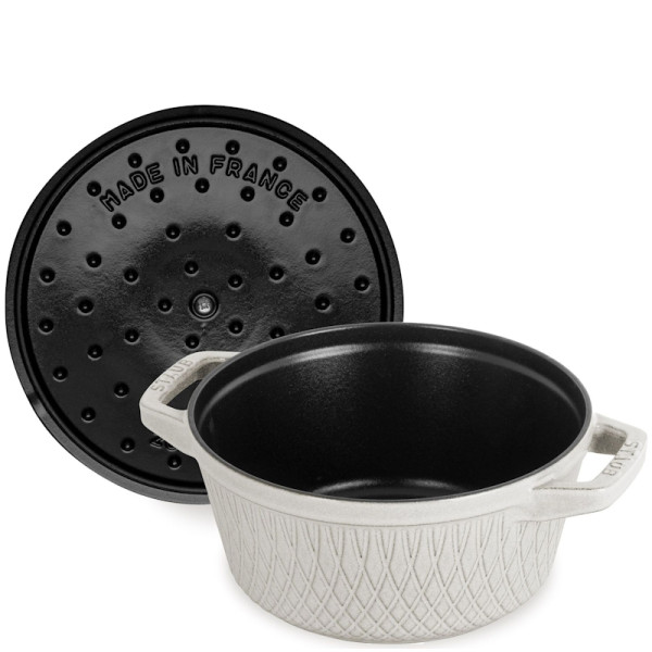 Twister. Cocotte ronde en fonte Truffe Blanche de 20 à 24 cm - Staub | Art. 3272340056727 - vue 5