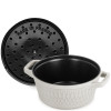 Twister. Cocotte ronde en fonte Truffe Blanche de 20 à 24 cm - Staub | Art. 3272340056727 - vue 5