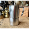 Slancio. Cafetière Italienne de 1 à 10 tasses expresso inox brossé - Ilsa Italy - vue 1
