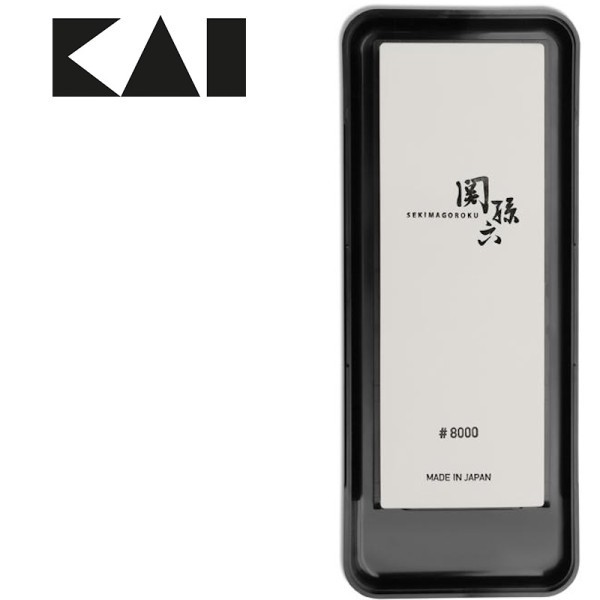 Pierre à aiguiser avec bac - grain 8000 - KAI | Art. AP.0333