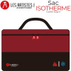 Cooler Bag S. Sac Isotherme de 4,5L Split Red & Black - Les Artistes Paris | Art. 3614300016301
