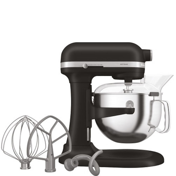 Robot Pâtissier KitchenAid Heavy Duty 6.6L Bol Relevable - Gris Argent, Robuste Et Polyvalent
