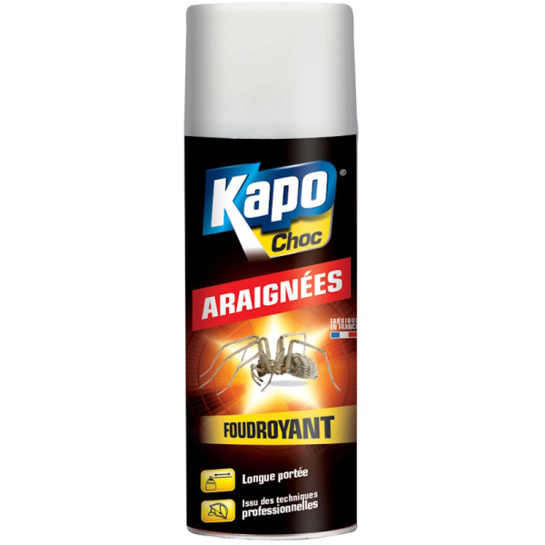 Anti Araignées Foudroyant Aérosol 400 mL - kapo | Art. 3365000030950