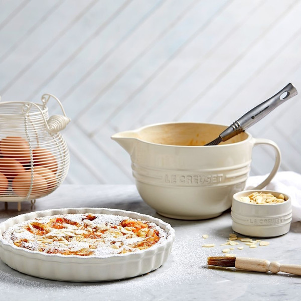 Plat à tarte céramique 28 cm Meringue - Le Creuset |Art. 0843251166701 - vue 1