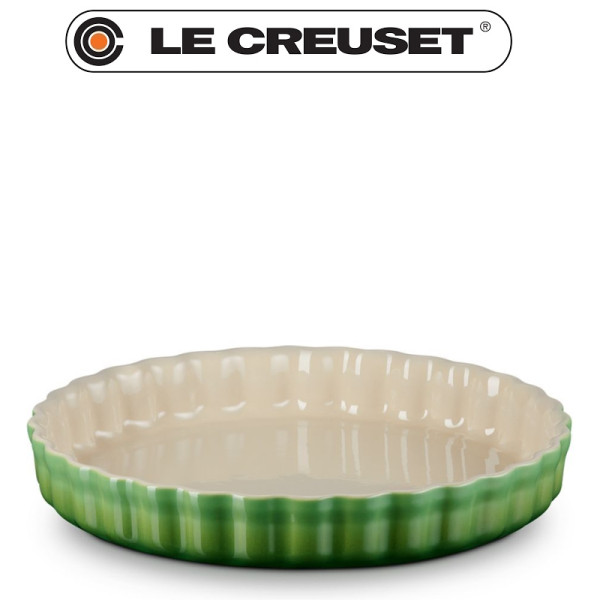 Plat à tarte céramique 28 cm vert Bamboo - Le Creuset |Art. 0843251166572 - vue 2