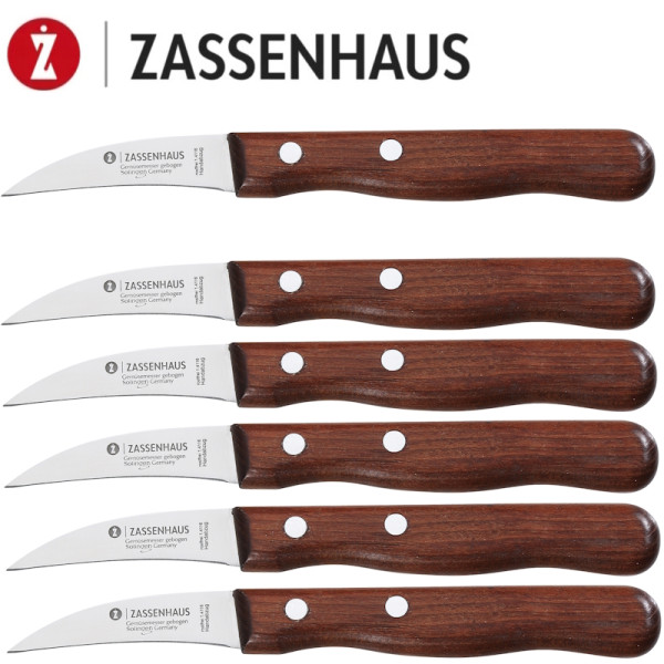 Couteau à légumes bec d'oiseau 5,5 cm, bois de cerisier - Zassenhaus | Art. 4006528058765