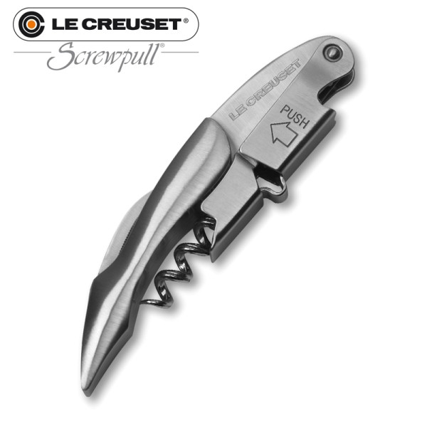 WT-110. Tire-bouchon de table + découpe capsule Inox - Screwpull | Art. 0630870084079