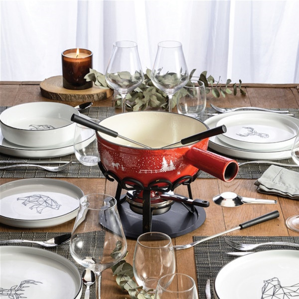 Service à fondue savoyarde 22 cm - Table & Cook | Art. 3188171308150 - vue 2