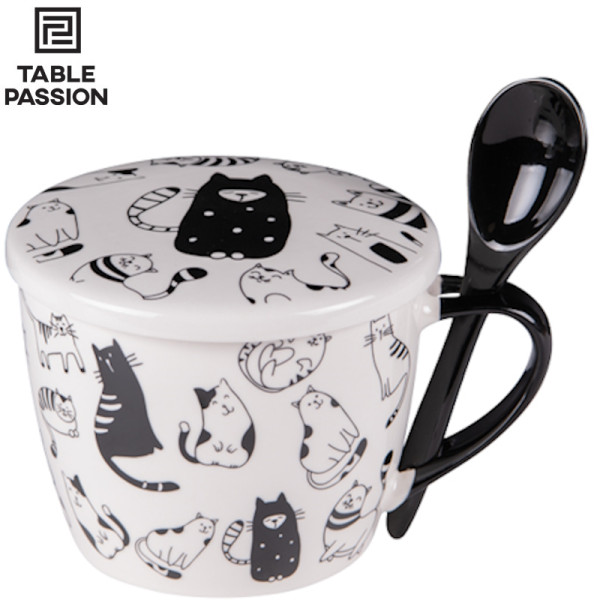 Friends. Bol à soupe avec couvercle et cuillère 75 cL - Table Passion | Art. 3106232282027 - vue 2