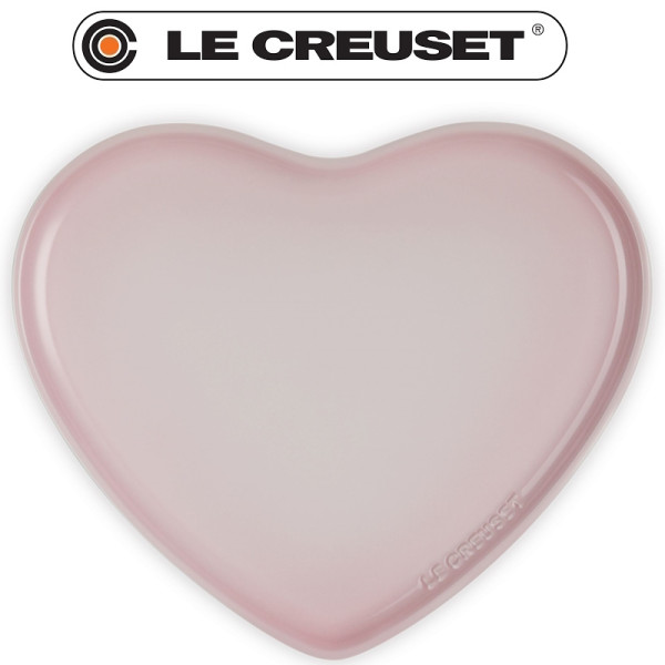 Plat de présentation Cœur en céramique 32 cm rose - Le Creuset | Art. 80616327770003 - vue 2