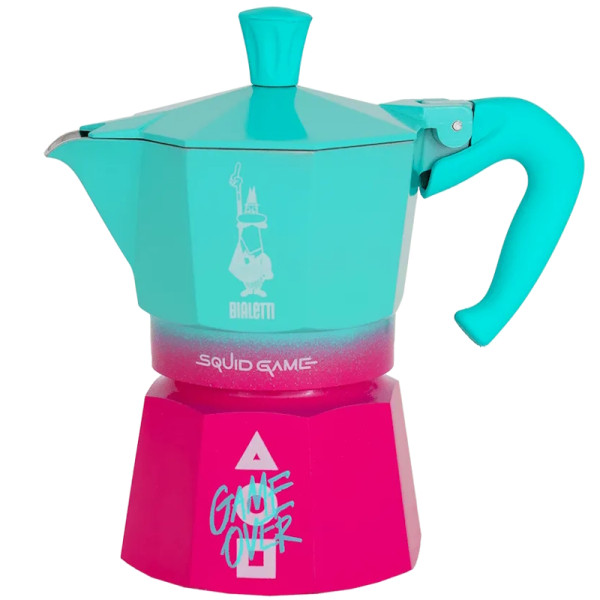 Cafetière Moka Ciao Induction 3 Tasses - Compatible Plaques Induction, Avec 15 Dosettes Blue Blend Incluses