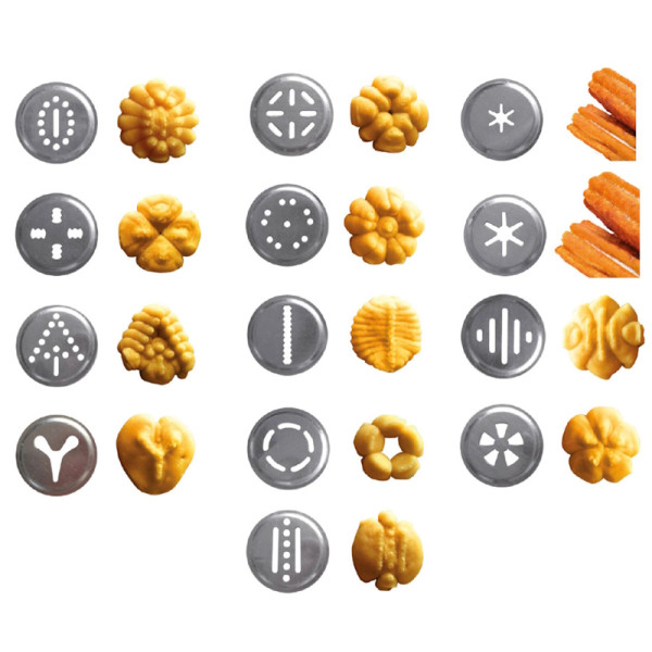 Machine churros & biscuits inox - 21 accessoires - Ibili | Art. 8411922091830 - vue 4
