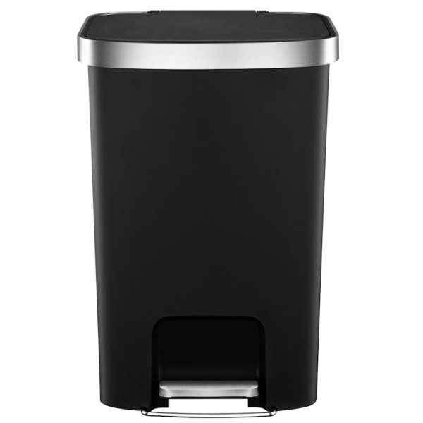 Hana 1. Poubelle à pédale Tri-sélectif 25+25L noir - Eko | Art.  8713631206117 - vue 3
