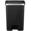 Hana 2. Poubelle à pédale 70L Noir - Eko | Art. 8713631205998 - vue 3