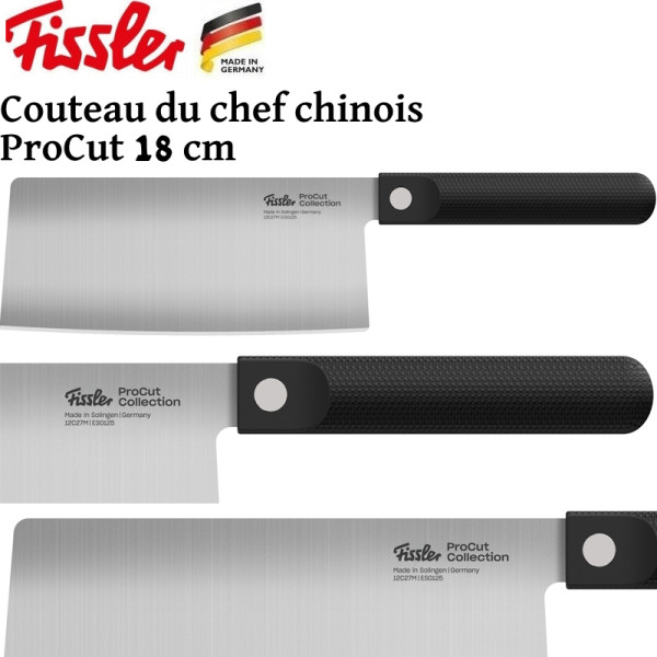 ProCut Collection. Couteau du chef chinois 18 cm - Fissler |Art. 4009209420615 - vue 1