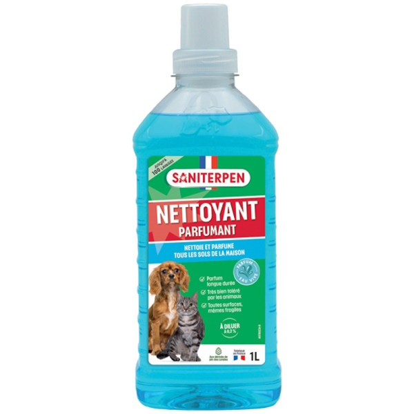 Saniterpen. Nettoyant, Désinfectant et Parfumant eau vive 1L - Action Pin | Art. 3519220049753