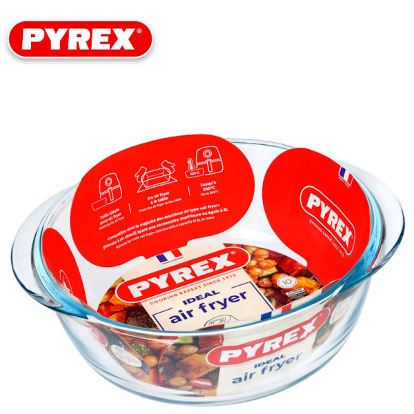 Spécial Airfryer. Plat en verre rond de 20 cm - Pyrex | Art. 3426470301299 - vue 3