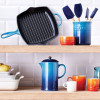 Pot à ustensiles avec 4 spatules Création Bleu Azur - Le Creuset | Art. 0843251181827 - vue 4