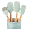 Pot à ustensiles avec 4 spatules Création Sea Salt - Le Creuset | Art. 0843251181889 - vue 2