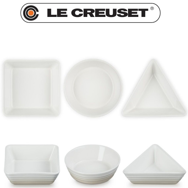 Set de 3 coupelles à sauce en céramique Meringue - Le Creuset | Art. 79181007160000