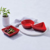 Set de 3 coupelles à sauce en céramique rouge cerise  - Le Creuset | Art. 79181000600000 - vue 2