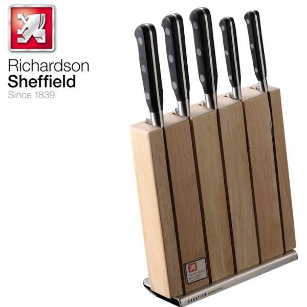 Sabatier trompette. Bloc 5 couteaux - Richardson Sheffield
