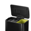E-Cube. Poubelle à pédale noire tri sélectif, 46L (18/28L) - EKO | Art.  8713631667536 - vue 3