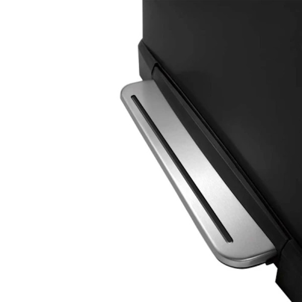 Poubelle à pédale rectangulaire 50L noire - EKO | Art.  8713631667529 - vue 5