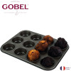 Gobel. Plaque 12 muffins, 6,5 cm - Tellier