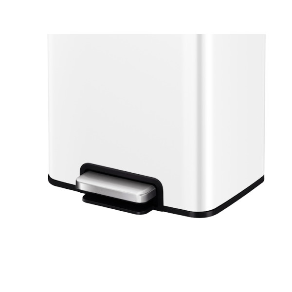 Madison. Poubelle à pédale rectangulaire 30L Blanche - EKO | Art. 8713631208951 - vue 7