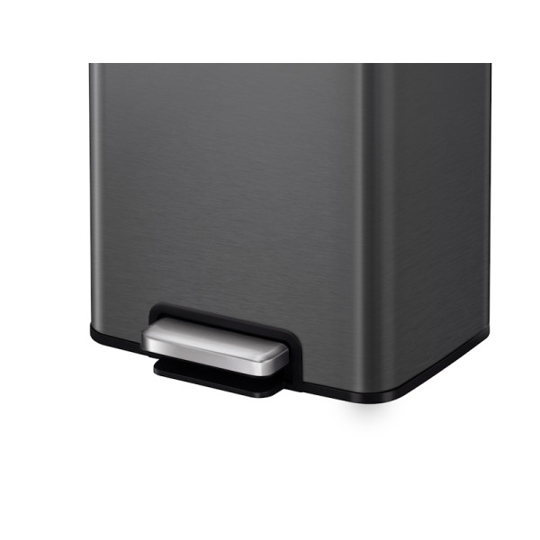 Madison. Poubelle à pédale rectangulaire 30L Noire - EKO | Art.  8713631208579 - vue 7