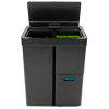 Mirage Plus. Poubelle à capteur tri sélectif 30L+15L+15L NOIR - EKO | Art. 8713631197712 - vue 3