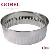 Jeu de 8 découpoirs rond unis inox - bords roulés cannelés  - Gobel | Art. 3075308800017 - vue 3