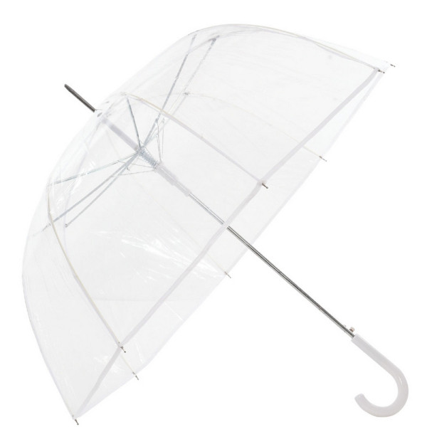 Parapluie Transparent Cloche Liseré Noir ou Blanc 92 cm - Neyrat Autun | Art. 3052710819998 - vue 1