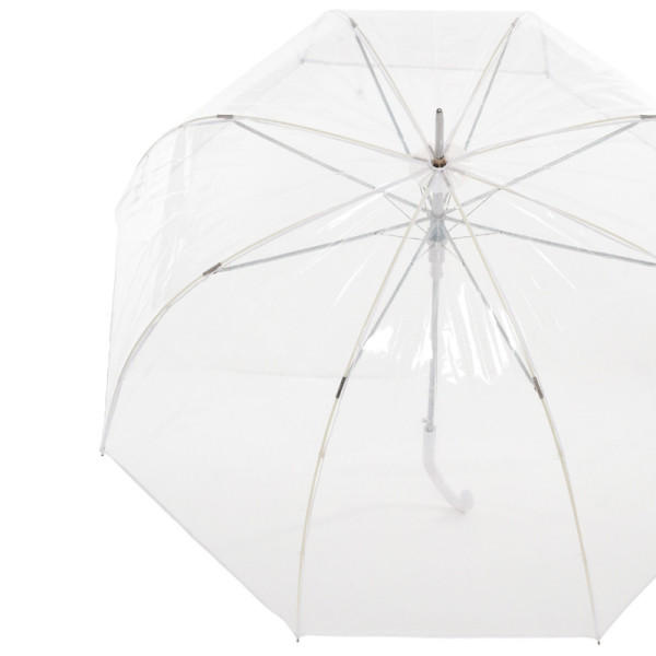 Parapluie Transparent Cloche Liseré Noir ou Blanc 92 cm - Neyrat Autun | Art. 3052710819998 - vue 4