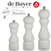 Rumba. Moulin à poivre, sel ou à épices de 14 à 21 cm blanc mat - Marlux | Art.