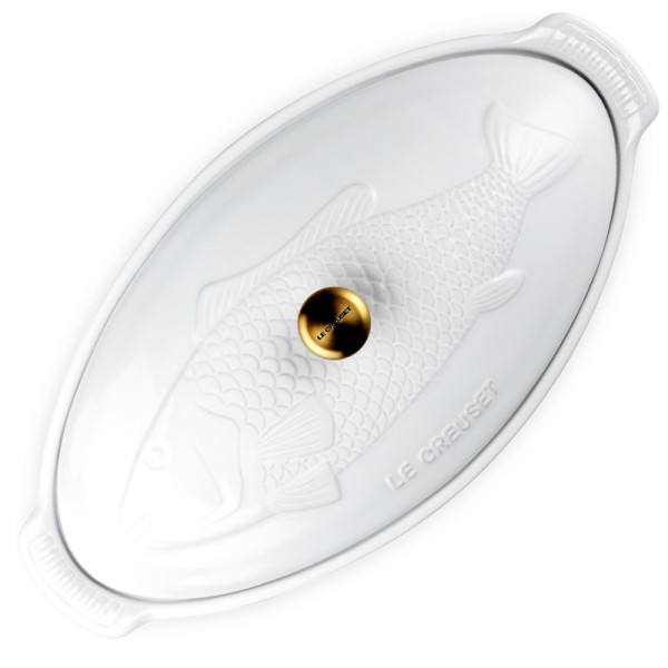 Plat à poisson Tradition avec couvercle 41 cm, 1,6L - Le Creuset
