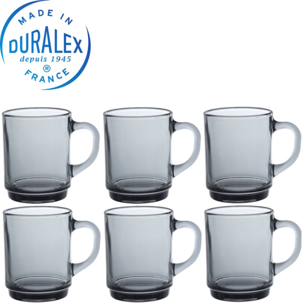 Versailles. Lot de 6 Mugs 26 cL bleu marine gris  - Duralex France | Art. 3550190505368 - vue 2