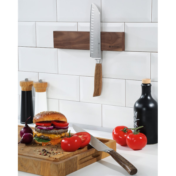 Barre magnétique en bois noyer de 30 cm - Zassenhaus | Art. 4006528078275 - vue 2