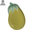Plat Aubergine 30 x 18 cm Vert naturel - Table Passion | Art. 3106232430374 - vue 1