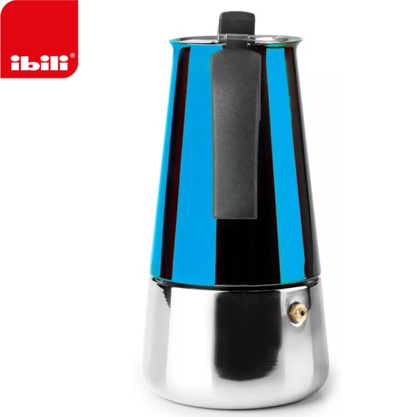 Express Moca Blu. Cafetière italienne de 2 à 10 tasses - Ibili | Art. 8411922475838 - vue 2