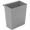 Bac de recyclage pour Poubelle à papier en cône 27 litres gris - V-Part | Art. 8713631650514