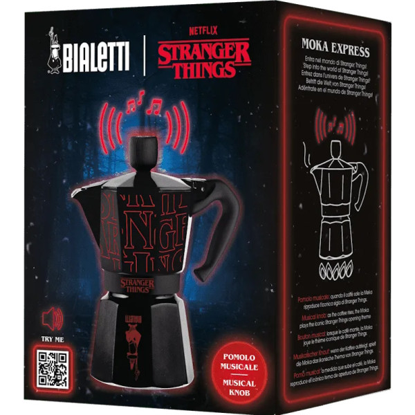 Stranger Things. Moka Express Cafetière Italienne 6 tasses - Bialetti | Art. 8006363095273 - vue 2