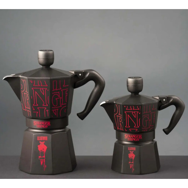 Stranger Things. Moka Express Cafetière Italienne de 3 à 6 tasses - Bialetti