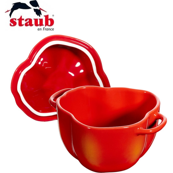Petite cocotte céramique POIVRON rouge de 12 cm - Zwilling Staub | Art.4009839403156 - vue 6