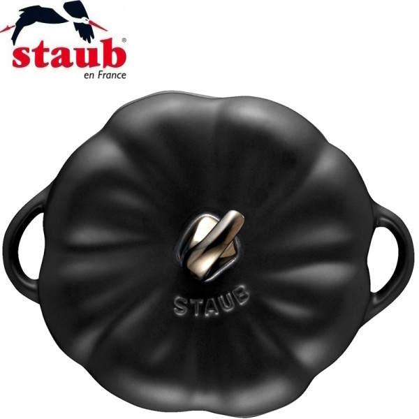 Petite cocotte en céramique CITROUILLE noire mate 12 cm - Zwilling Staub | Art. 4009839397271 - vue 3
