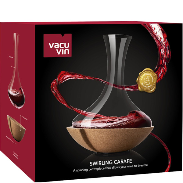 Swirling. Carafe à décanter tourbillon 1L - Vacuvin | Art. 8714793760103 - vue 3