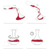 Swirling. Carafe à décanter tourbillon 1L - Vacuvin | Art. 8714793760103 - vue 4